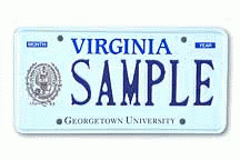 Georgetown University Plate