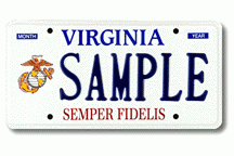 Marine Corps - Semper Fidelis Plate