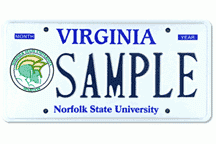 Norfolk State University Plate