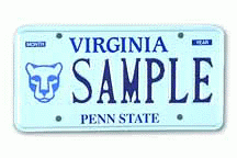 Penn State University Plate