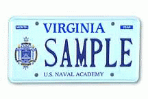 United States Naval Academy Plate