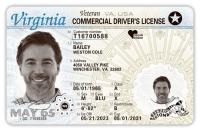 REAL ID over 21 commercial driver's license